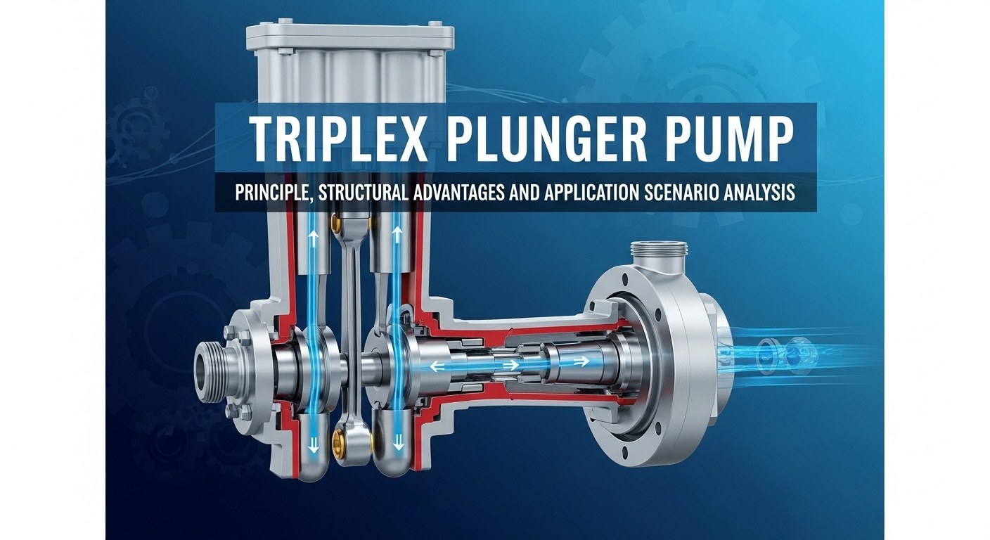 Triplex piston pompası: prensip, yapısal avantajlar ve uygulama senaryosu analizi