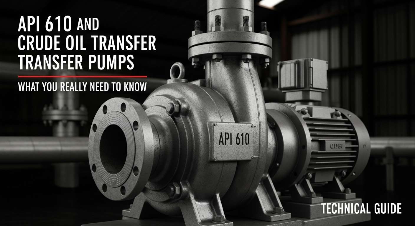 API 610 ve Ham Petrol Transfer Pompaları: Gerçekten Bilmeniz Gerekenler